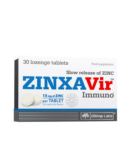 Zinc 15 mg/ZINXAVir Immuno 30 comprimés à croquer <tc>Olimp</tc>