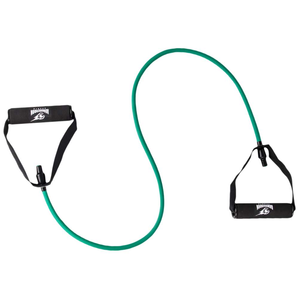 Bande de fitness avec poignées - 15 kg (vert)/bande de fitness avec poignées - 15 kg