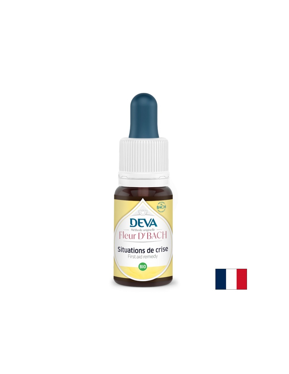 Premiers soins en cas de crise, Essences florales, bachs Method Drops, 15 ml