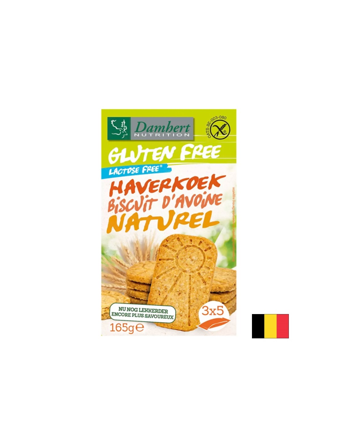 Biscuits d'avoine sans gluten, 165 g