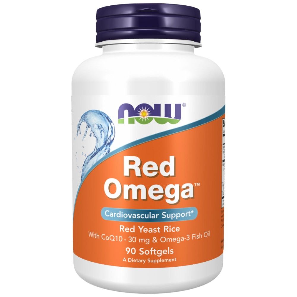 Red Omega ™ | Riz de levure rouge - 180 softgels