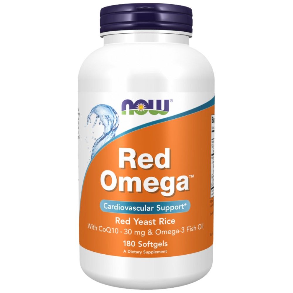 Red Omega ™ | Riz de levure rouge - 180 softgels