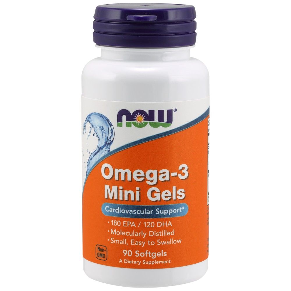 Omega-3 Mini Gels - 180 Capsules de gel