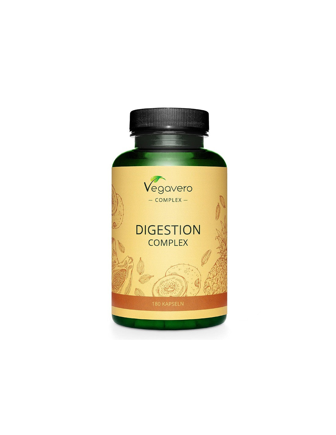 Complexe de plantes pour une bonne digestion, 180 capsules <tc>Vegavero</tc>