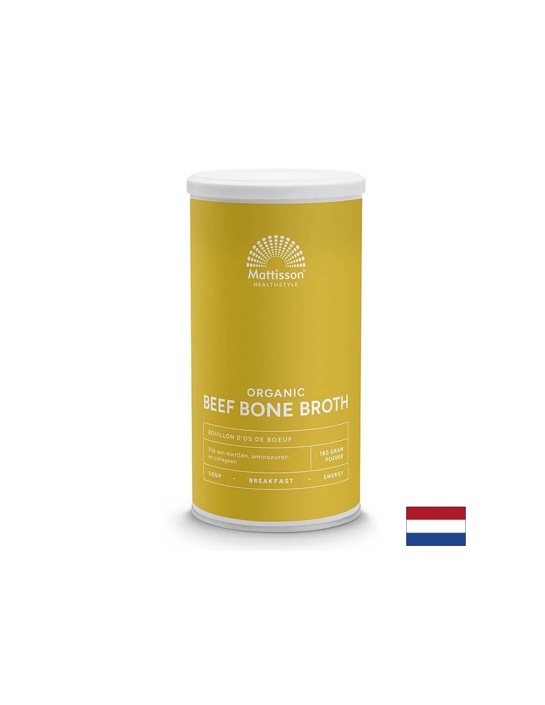 Articulations saines et belle peau - Boeuf Os Broth Bio, 180 g, poudre
