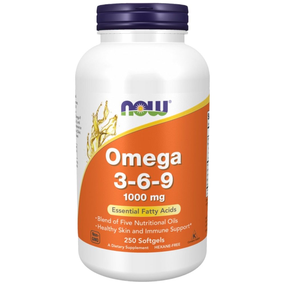 Omega 3-6-9 1000 mg - 250 capsules de gel