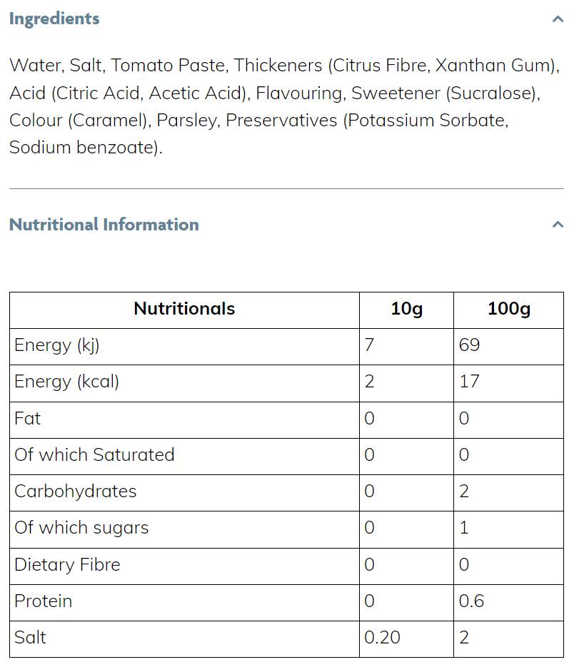 Sauce maigre | Burger Relish - 425 ml