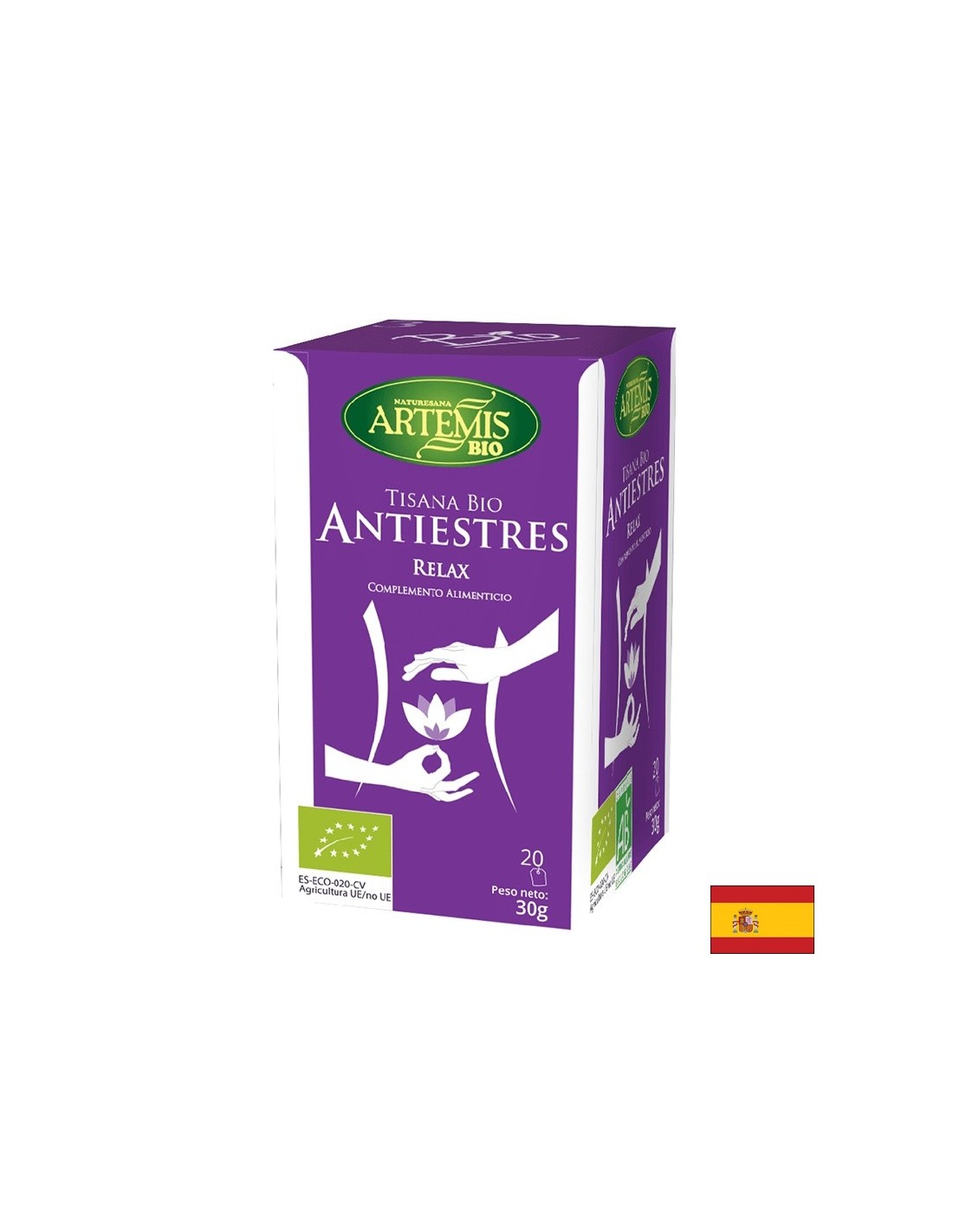 Thé anti-stress apaisant, 20 sacs de filtre