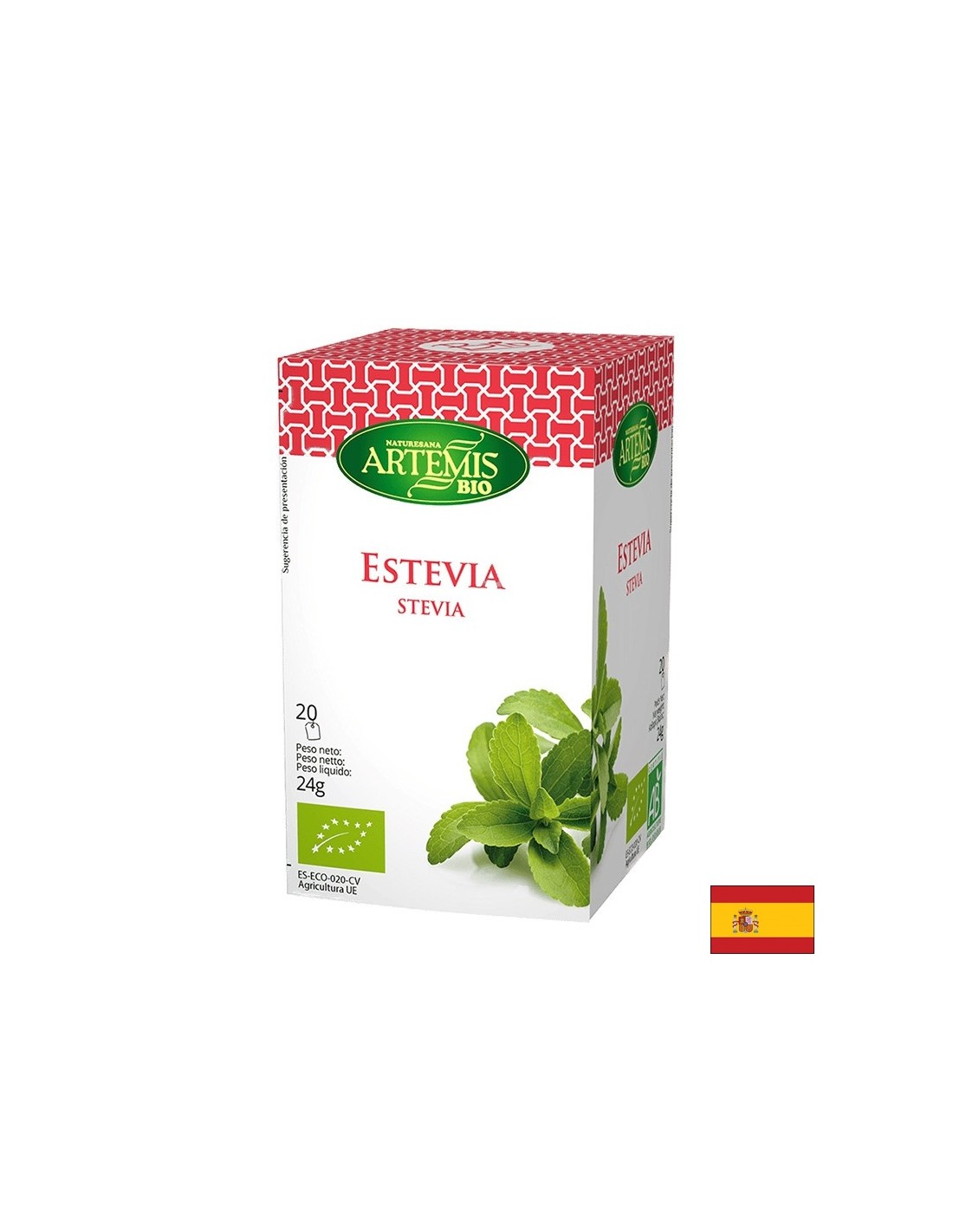 Thé Stevia Bio, 20 sacs filtrants