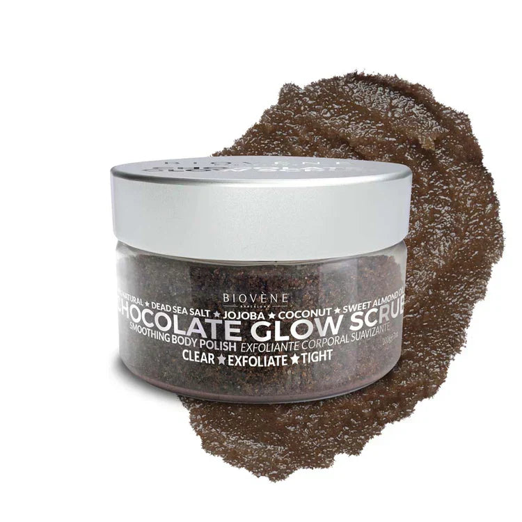 Gommage à la lueur au chocolat pour lisser et nourrir la peau 200 g