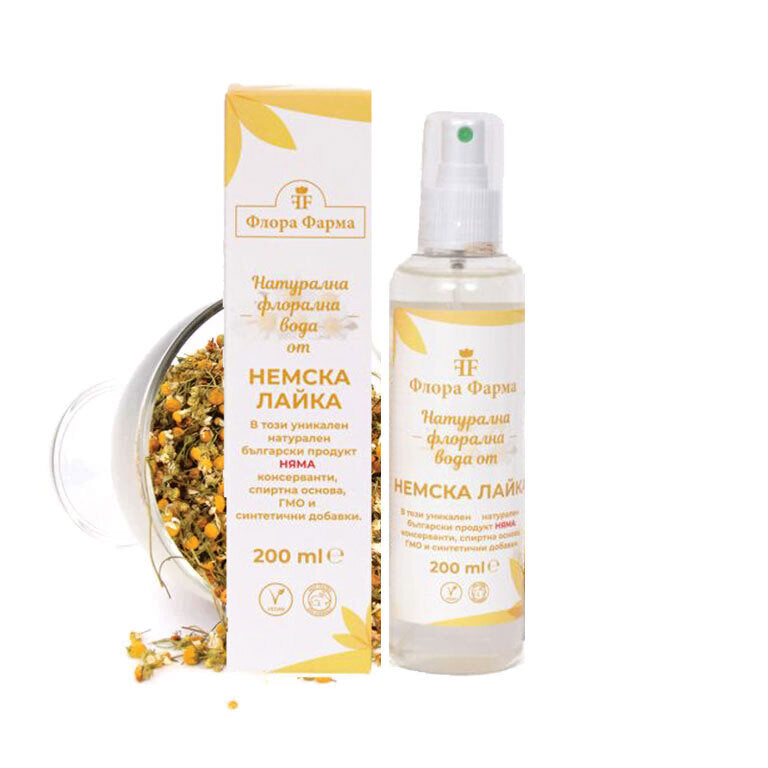 Eau florale naturelle de la camomille allemande - 200 ml de flore pharma