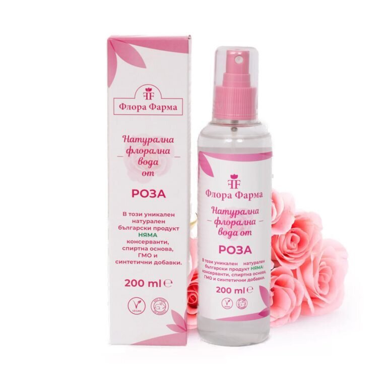 Eau de rose florale naturelle - 200 ml de flore pharma