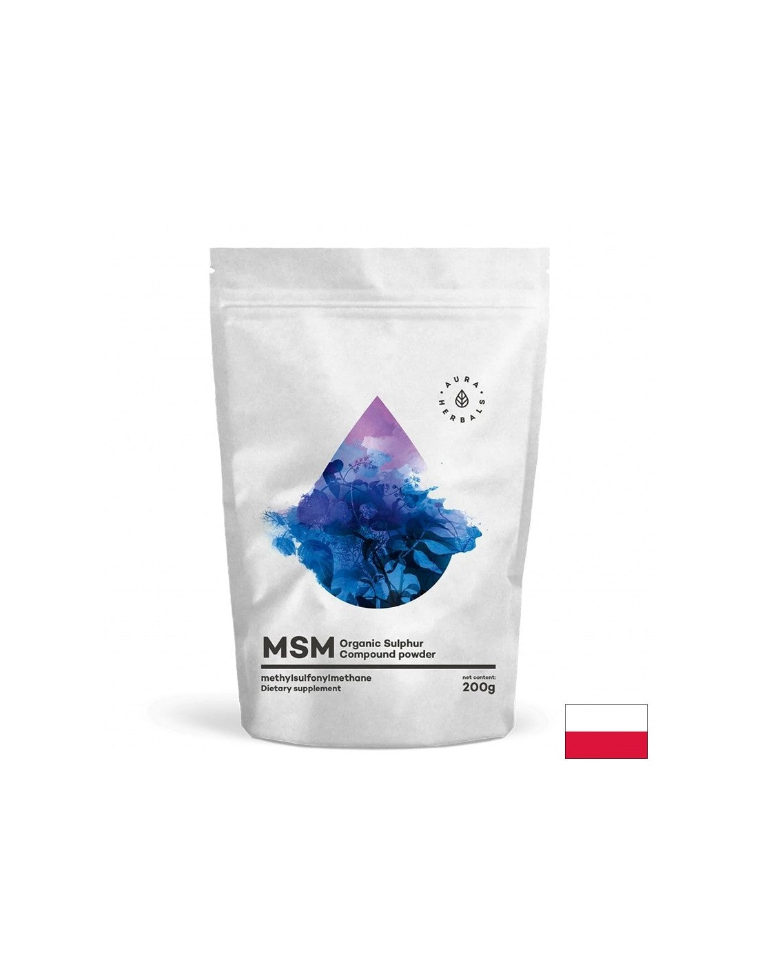 Os et articulations - MSM (méthyle sulfonyle méthane), 200 g de poudre