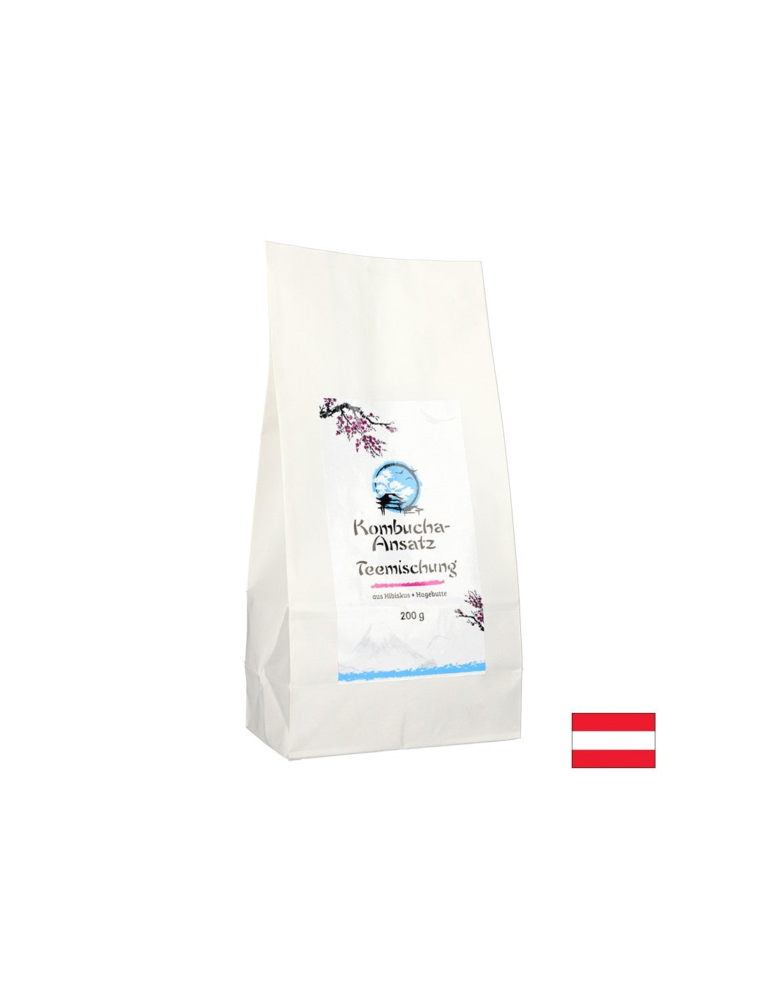 Mélange à base de plantes pour kombucha (hibiscus et rosehip), 200 g