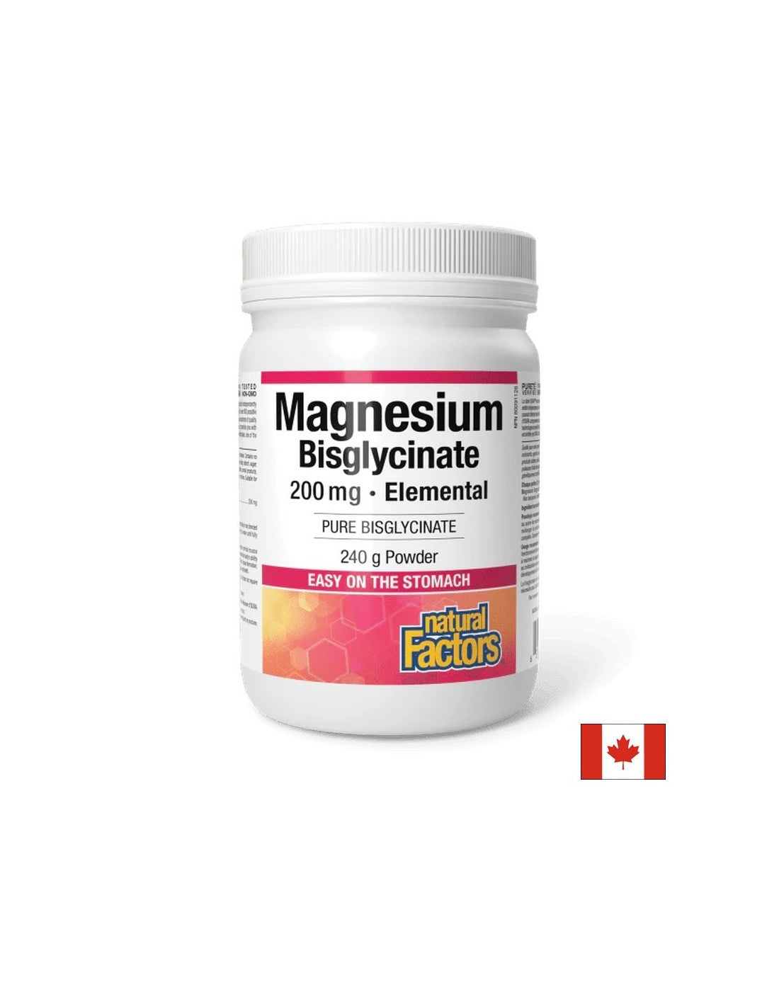 Soutient le système nerveux et les muscles - magnésium (bisglycinate), 200 mg x 290 g de poudre