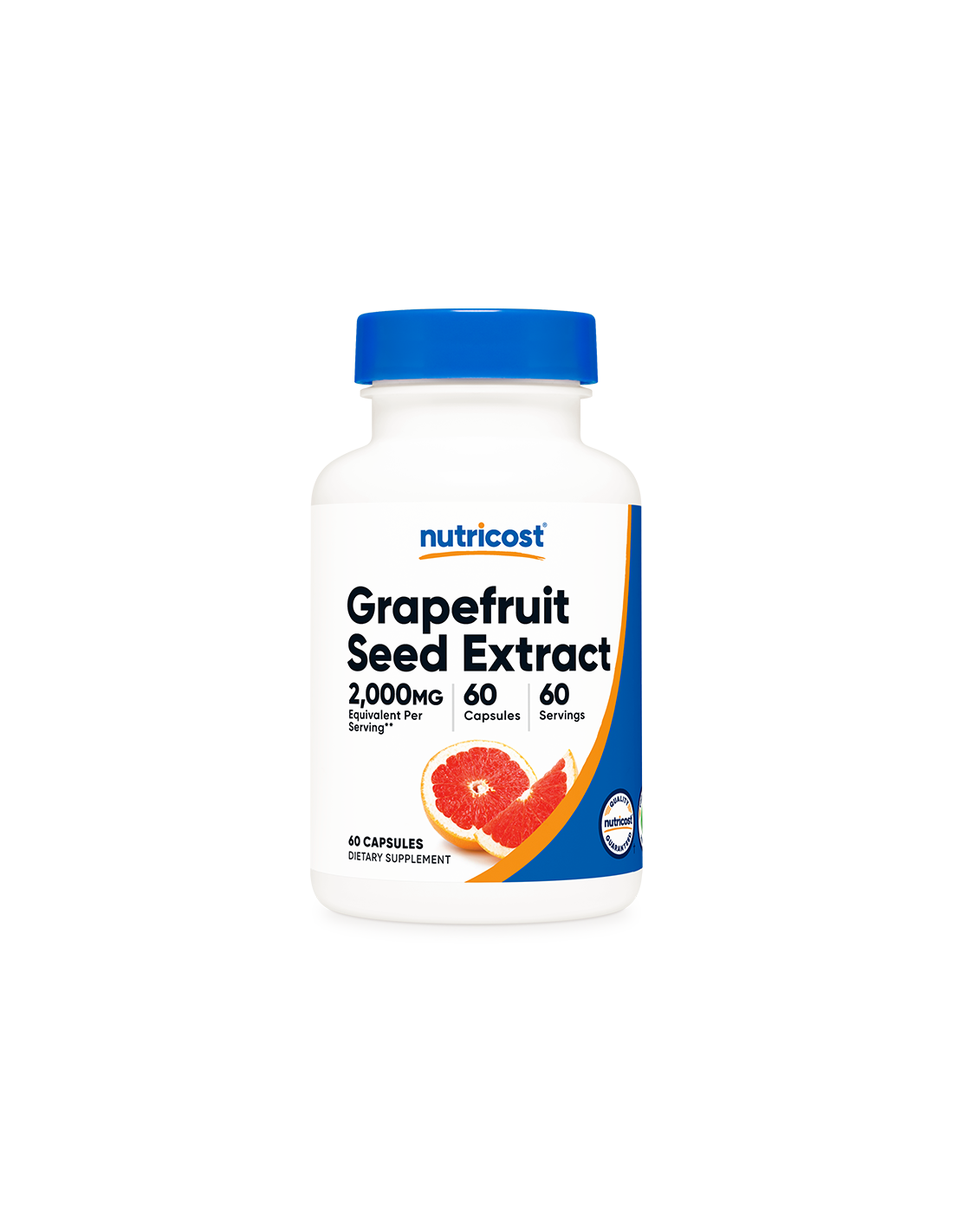 Immunité - Extrait de pépins de pamplemousse, 2000 mg/ 60 capsules <tc>Nutricost</tc>