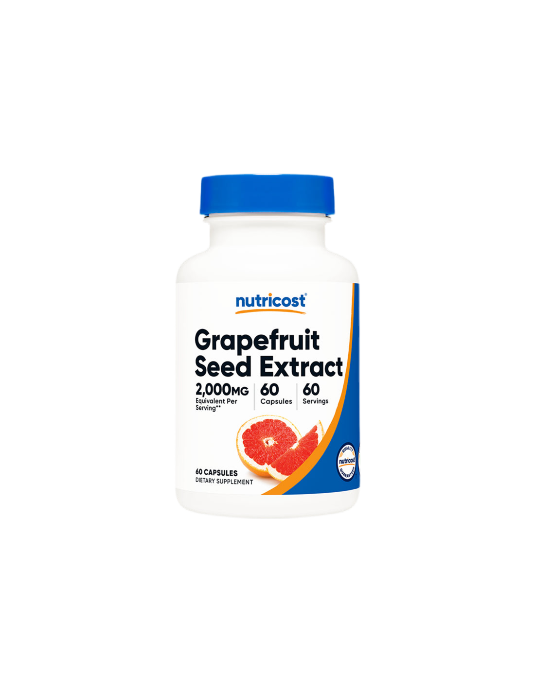 Immunité - Extrait de pépins de pamplemousse, 2000 mg/ 60 capsules <tc>Nutricost</tc>