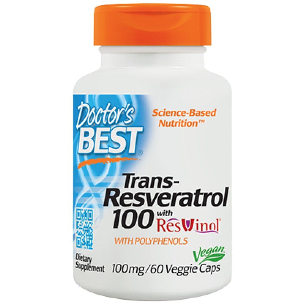 Trans-Resveratrol 100 mg | avec Resvinol-25 - 60 capsules