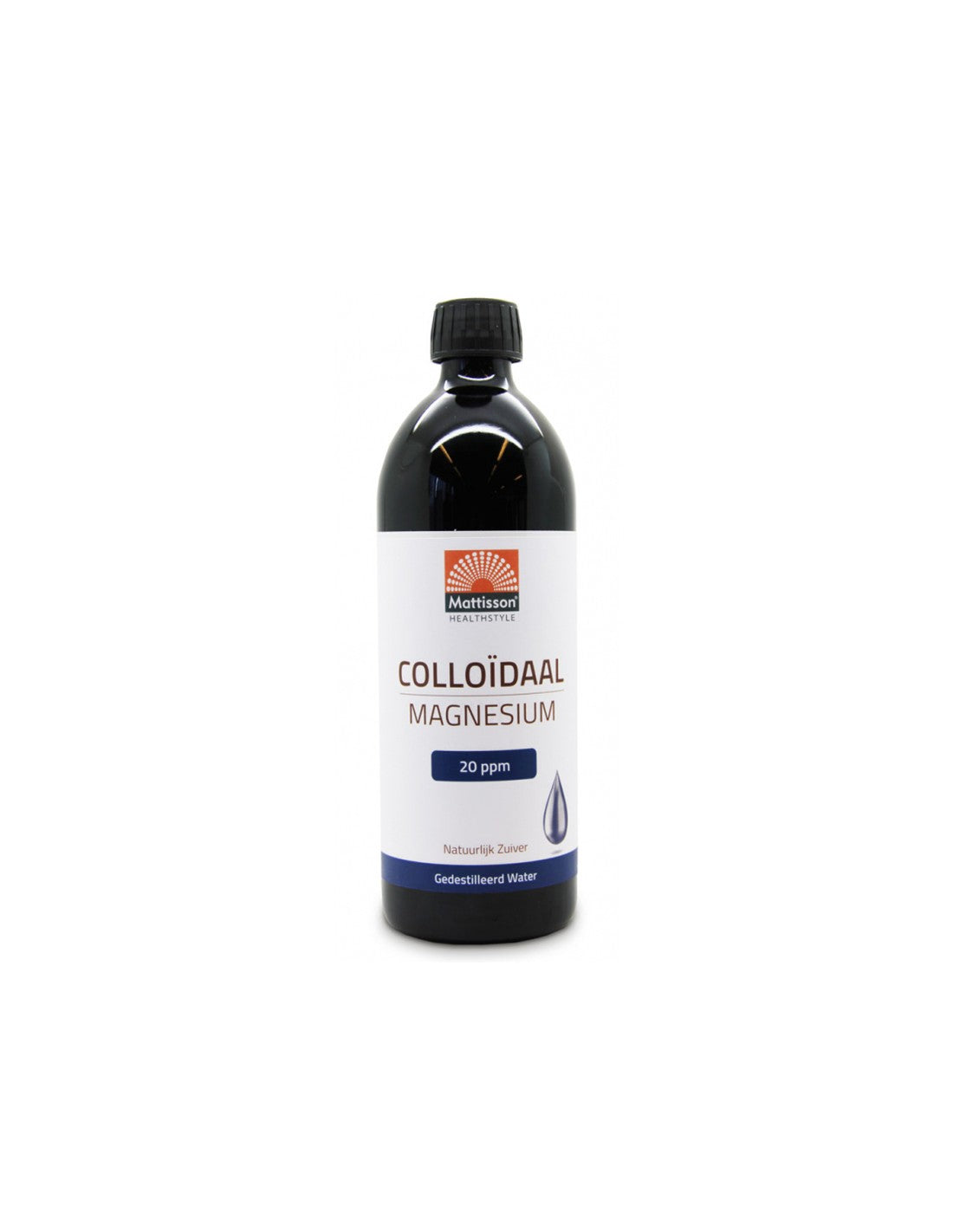 Système musculaire et nerveux - magnésium colloïdal 20 ppm, 500 ml