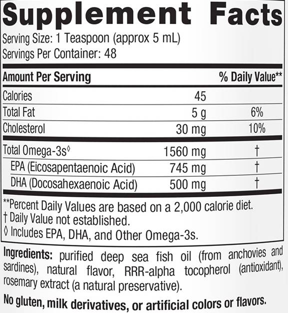 Omega-3 Liquide 1560 mg - 237 ml