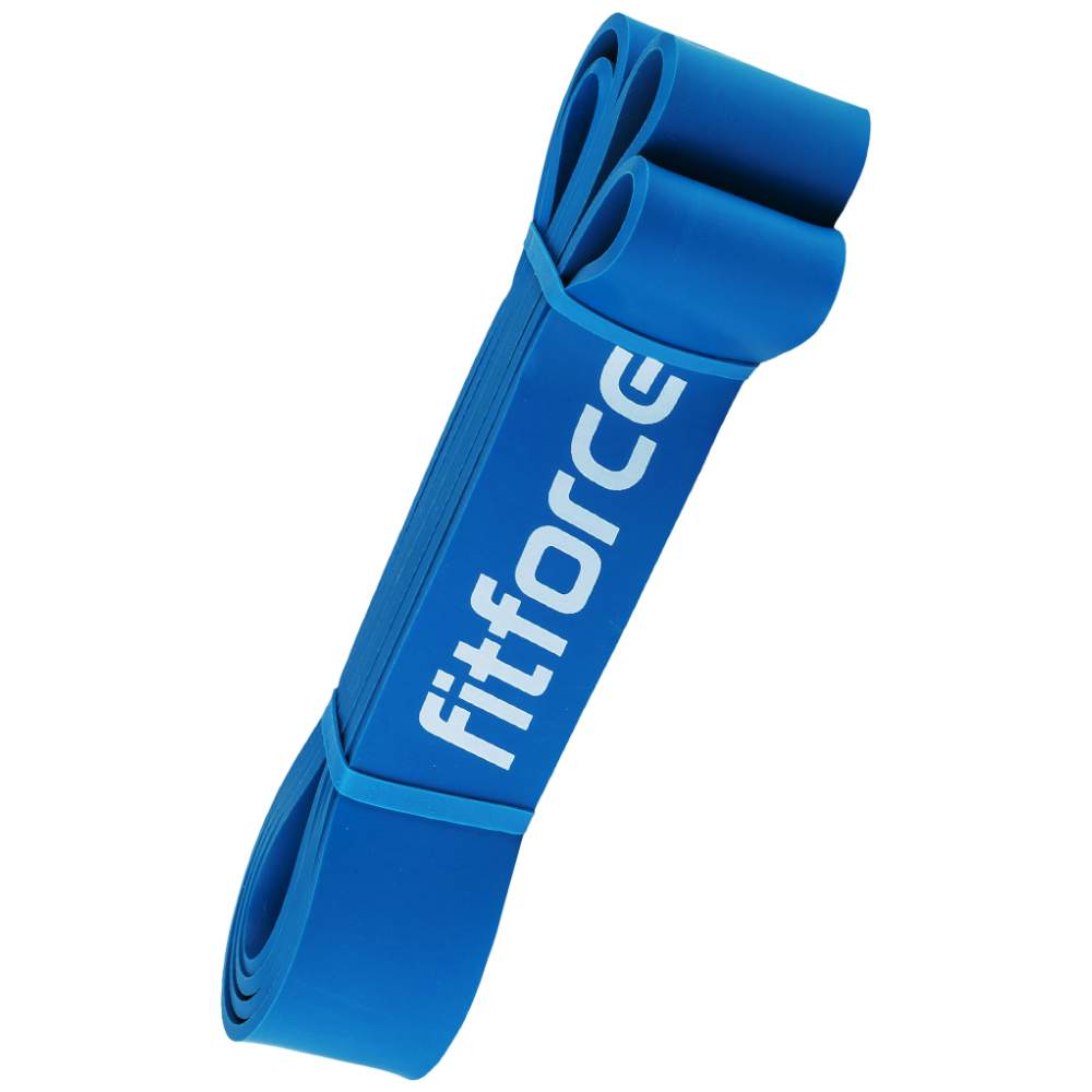 Bande élastique pour les exercices - bleu - 23/54 kg