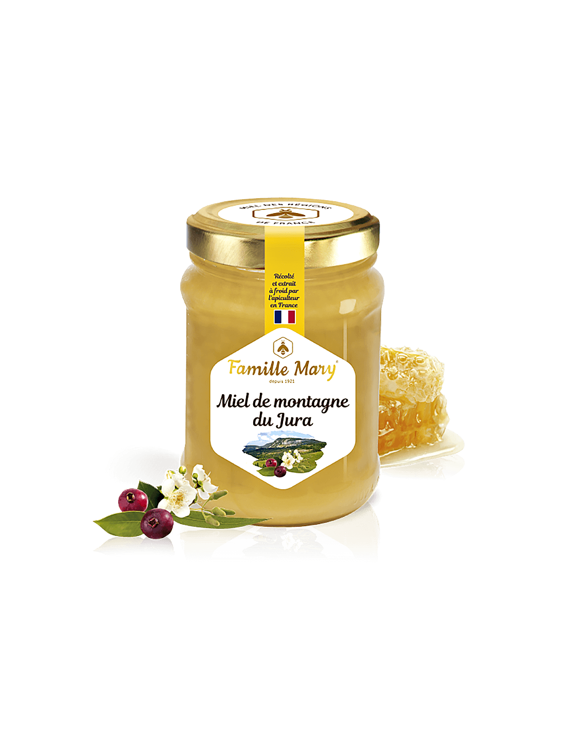 Miel de montagne de Jura, France, 230 g
