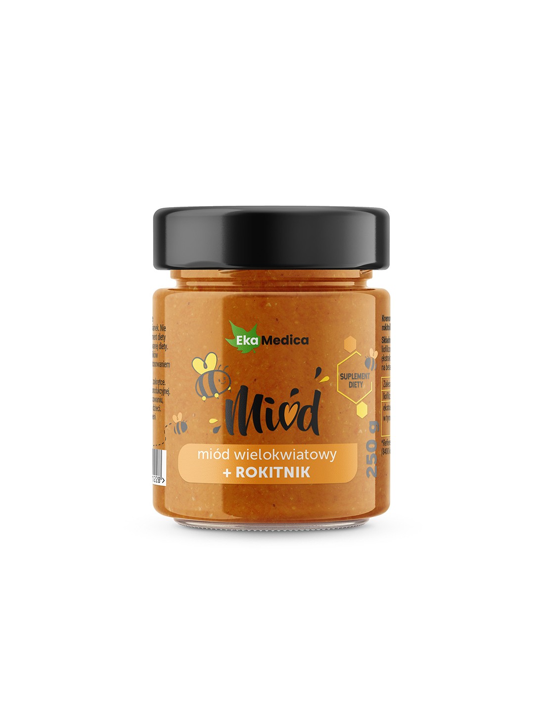 Miel multicolore avec extrait de terre de mer, 250 g ekamedica