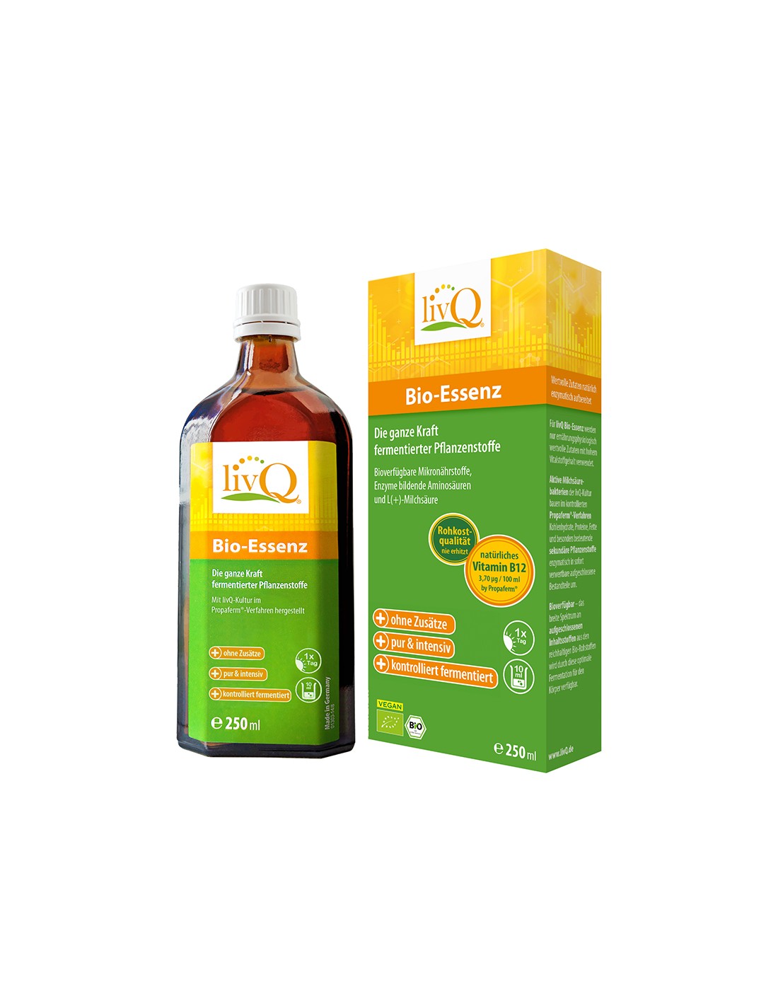 Sirop aux extraits de plantes fermentées Bio, 250 ml <tc>LivQ</tc>