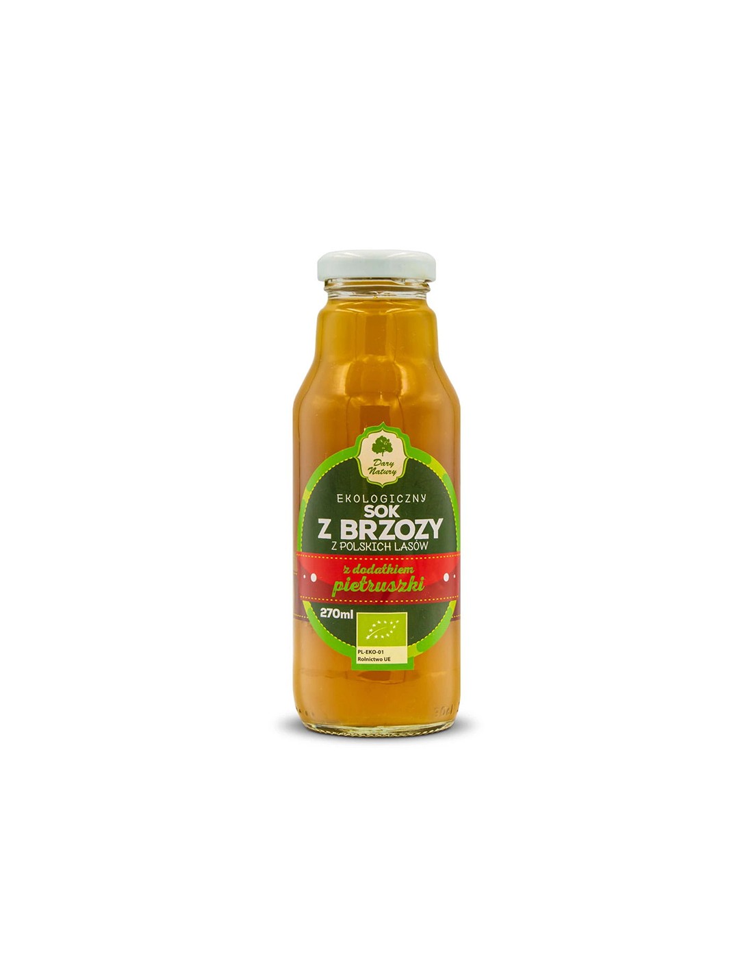 Bouleau biologique et jus de persil - diurétique et détoxificateur, 270 ml