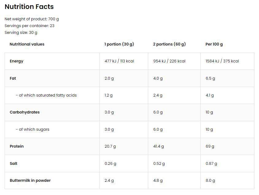 Wyylicious | Protein Shake - 700 grammes