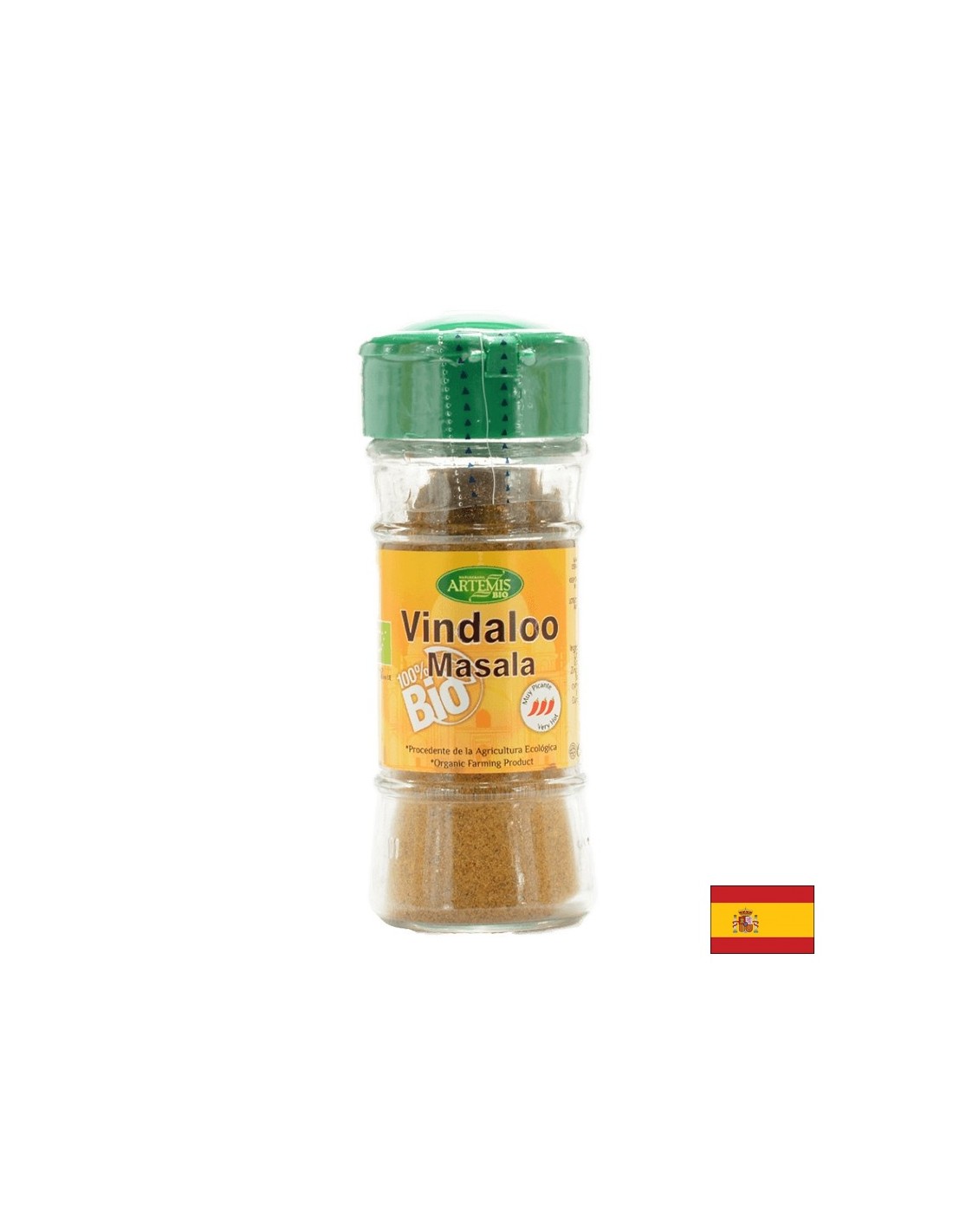 Épices organiques - Indien mélange Vindaloo Masala (super chaud), 28g, poudre