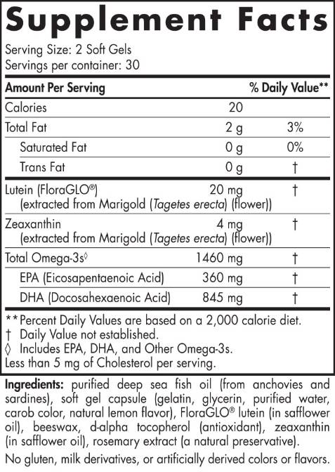 Omega Vision - 60 capsules de gel