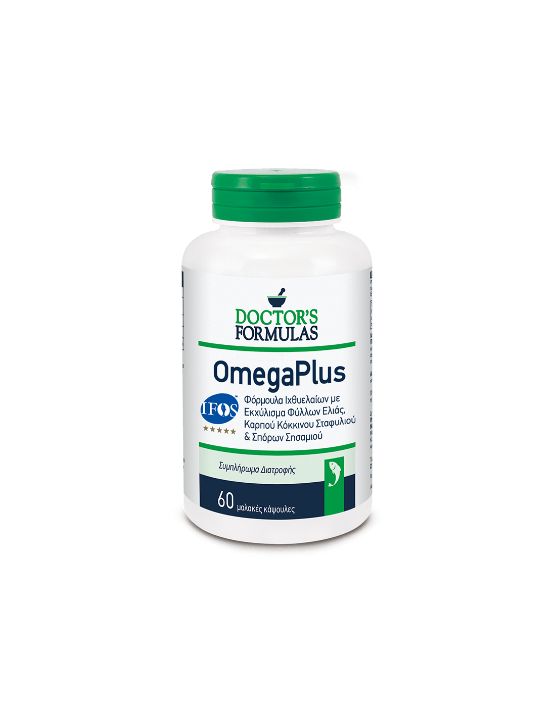 Omega Plus (oméga-3, olive, graines de raisin et sésame), 60 capsules softgel