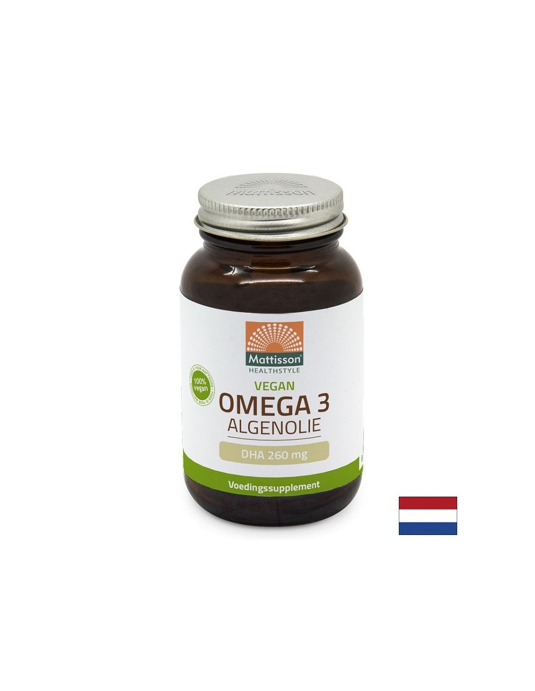 Fonction cérébrale et cardiaque - Oméga-3 (issu d'algues), 60 capsules V <tc>Mattisson Healthstyle</tc>