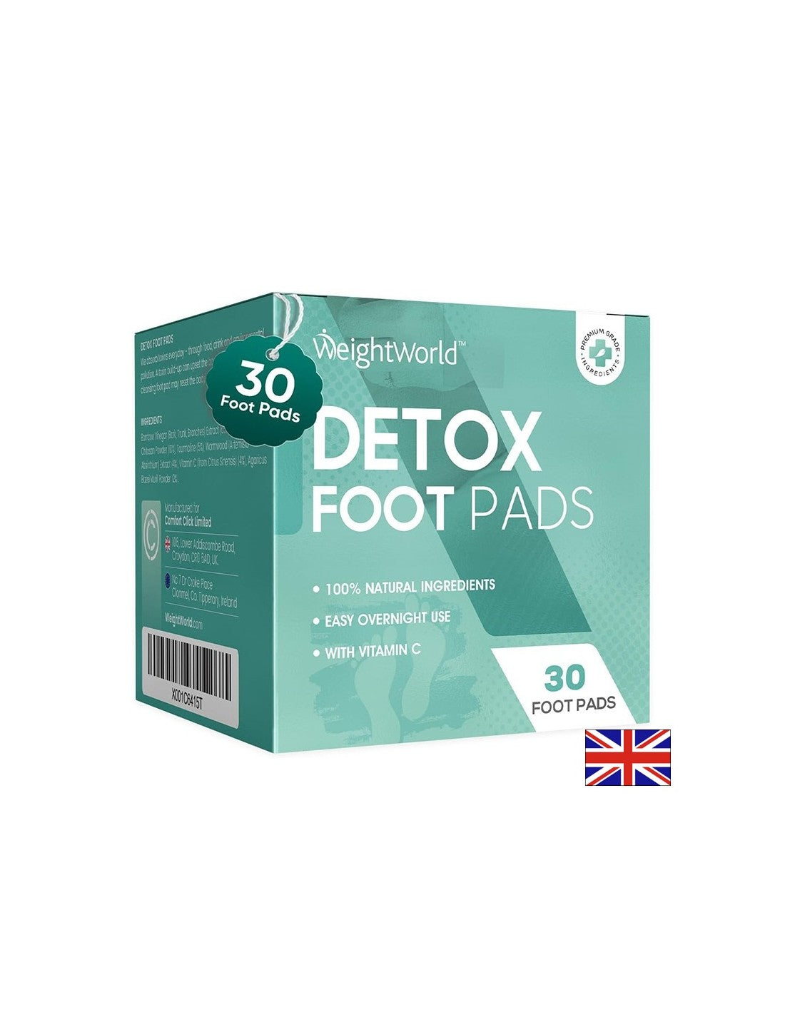 Patchs de désintoxication pour pieds, 30 pcs