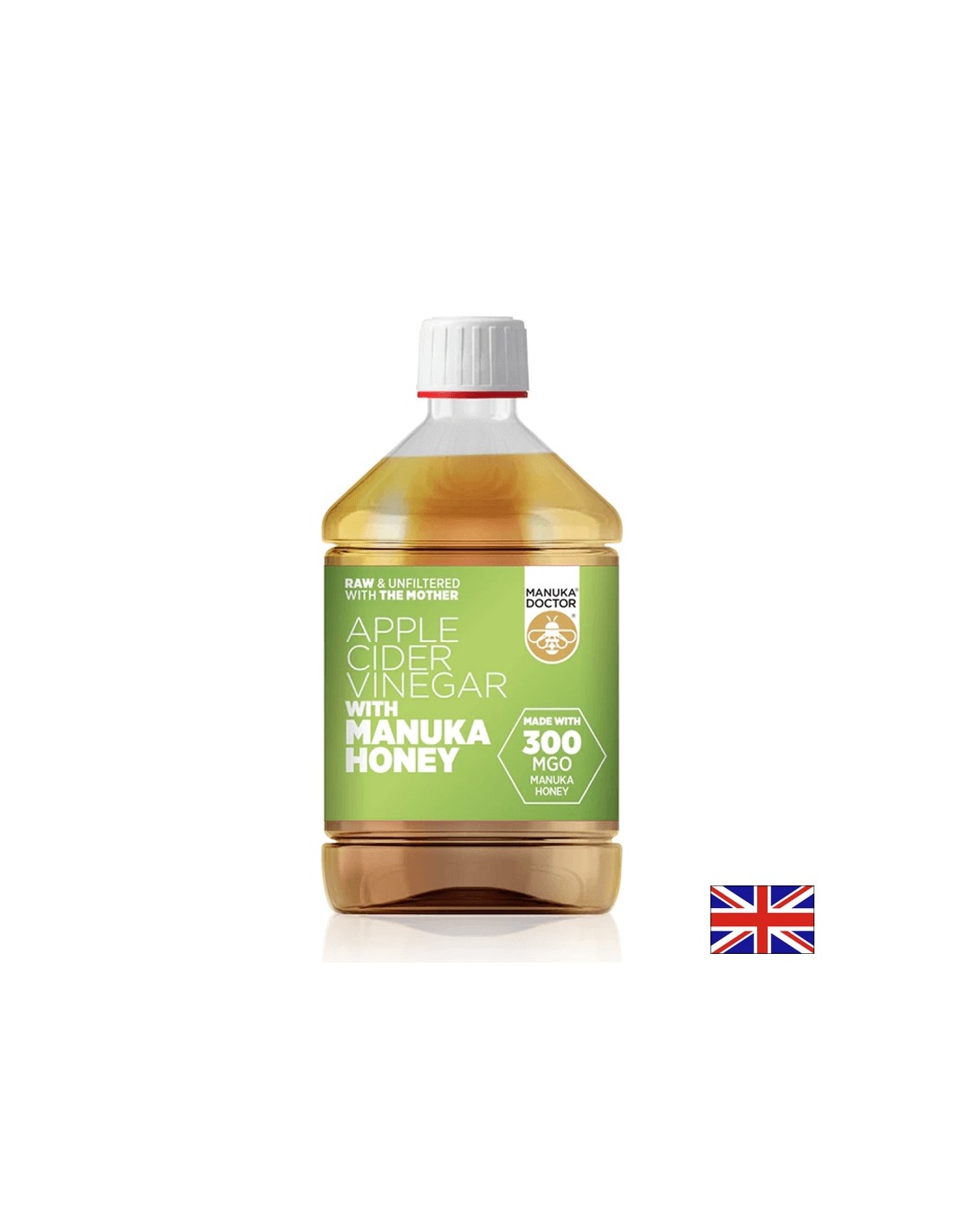 Vinaigre de cidre de pomme avec miel manuka (300 mgo) - vinaigre de cidre de pomme avec miel manuka (300 mgo), 500 ml