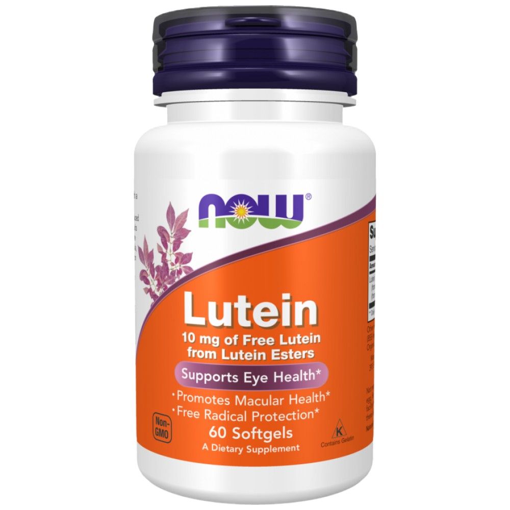 Lutéine 10 mg esters - 60 softgels