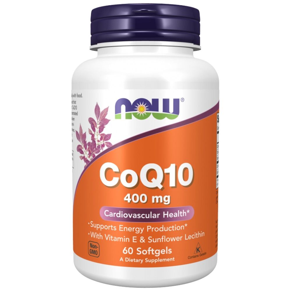 COQ10 400 mg - 30 capsules de gel