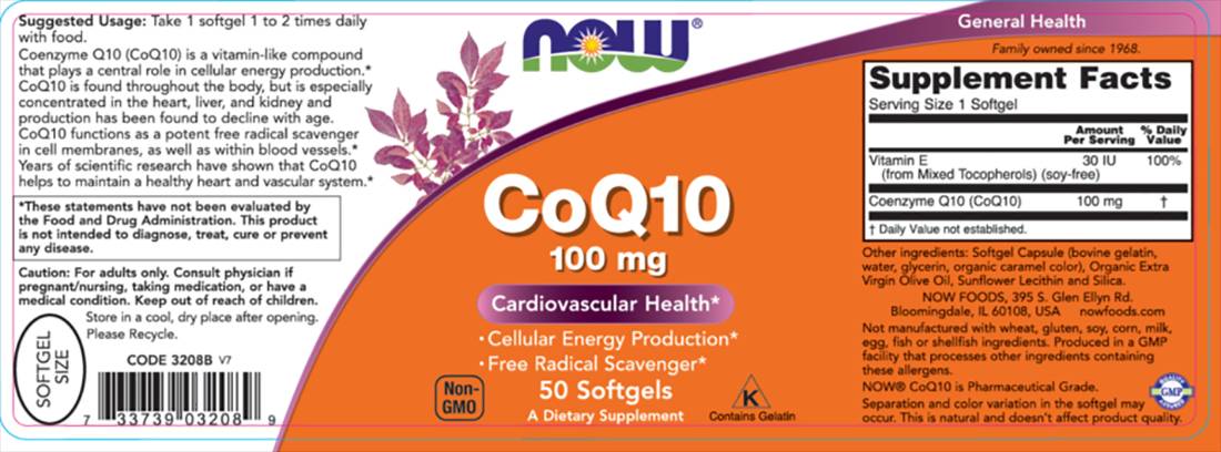 COQ10 100 mg - 150 capsules de gel