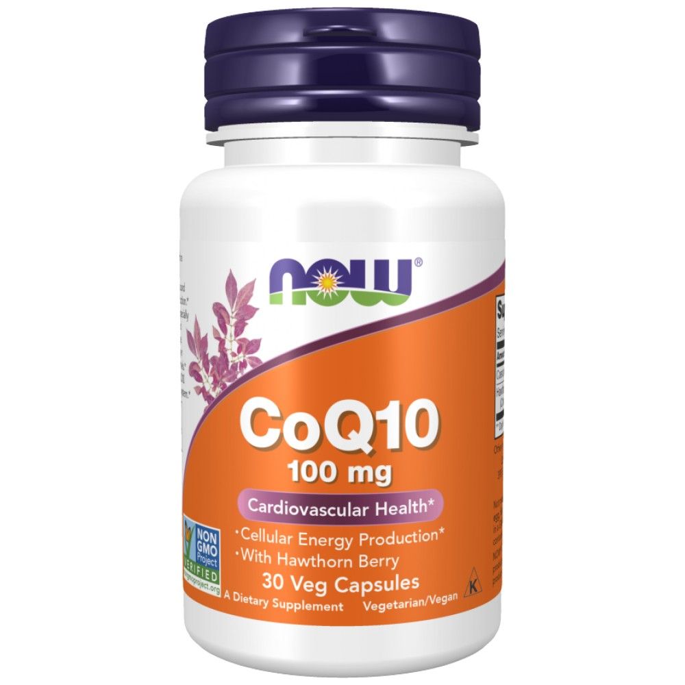 COQ10 100mg | avec Hawthorn Berry - 30 capsules