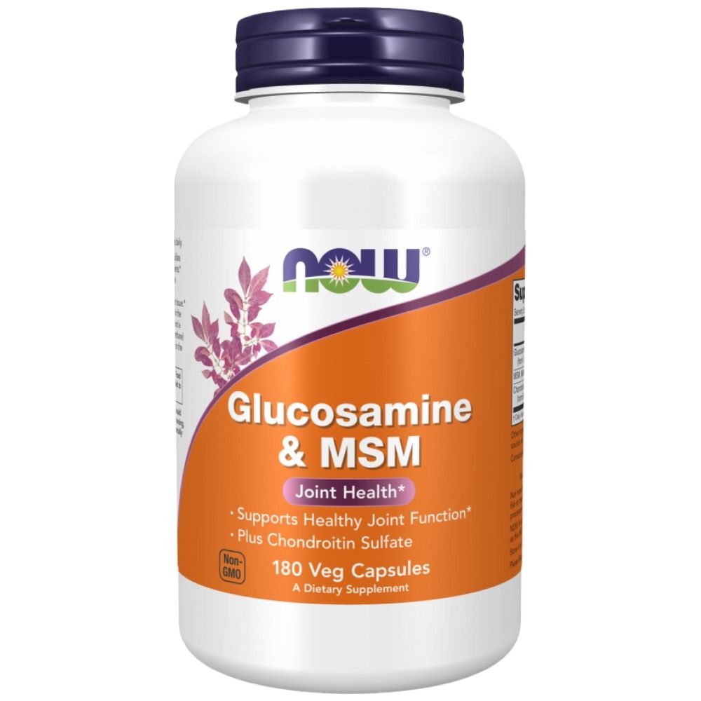 Glucosamine et MSM - 180 capsules