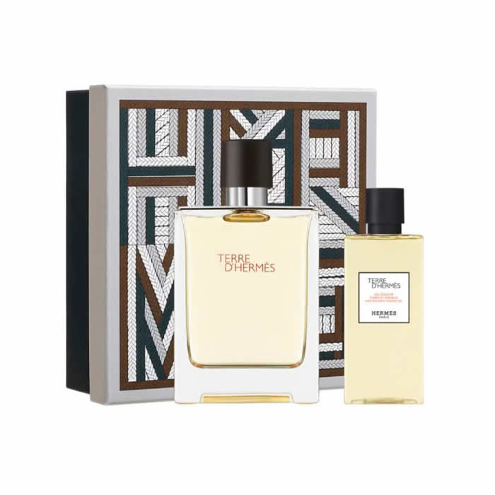 <tc>Hermès</tc> Terre D'<tc>Hermès</tc> Eau De Toilette Vaporisateur 100 ml Coffret 2 Pièces