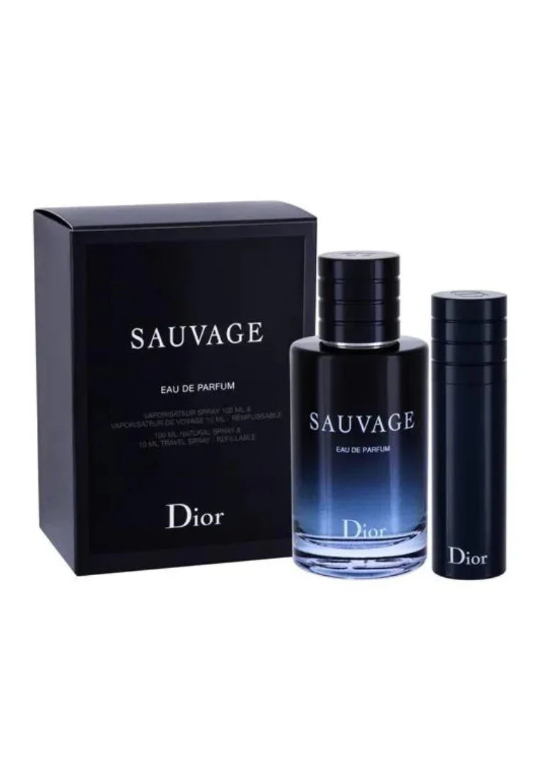 Coffret cadeau pour homme <tc>DIOR</tc> Sauvage EDP 100 ml + EDP 10 ml