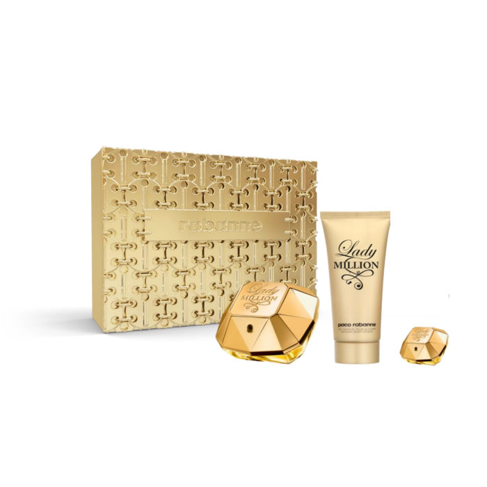 <tc>PACO RABANNE</tc> Coffret 3 pièces Lady Million Eau de Parfum Spray 80 ml
