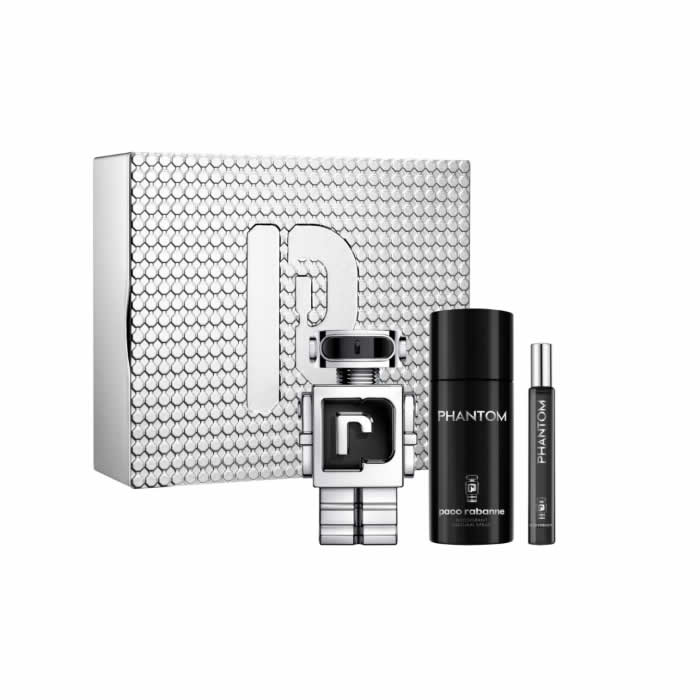 <tc>PACO RABANNE</tc> Phantom Eau De Toilette Vaporisateur 100 ml Coffret 3 Pièces