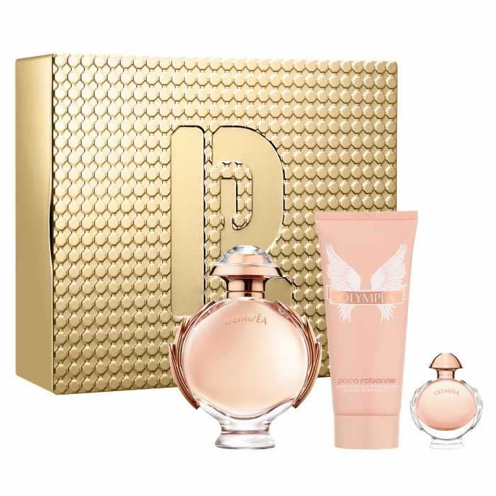 <tc>PACO RABANNE</tc> Olympéa Eau De Parfum Vaporisateur 80 ml Coffret 3 Pièces
