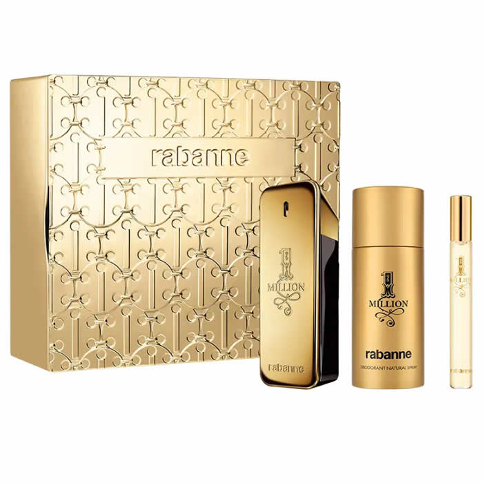 <tc>PACO RABANNE</tc> 1 Million Eau De Toilette Vaporisateur 100 ml Coffret 3 Pièces