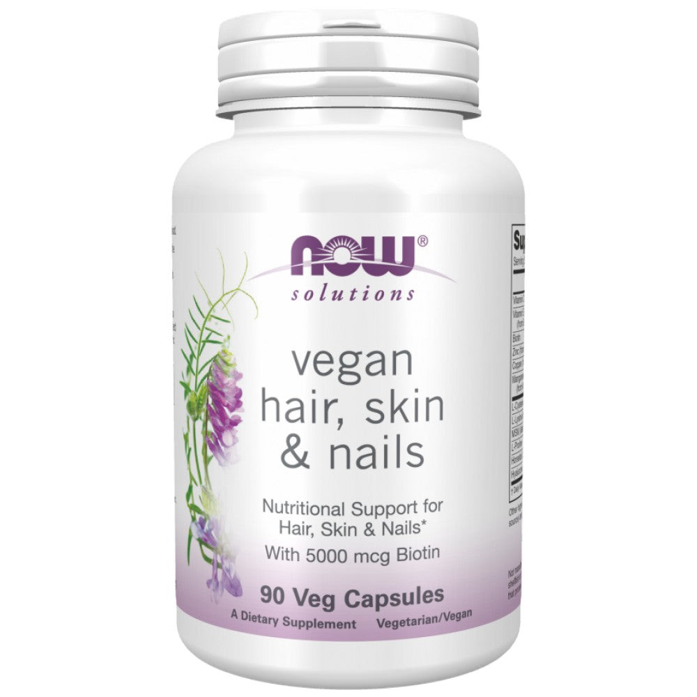 Cheveux végétaliens, peau et ongles - 90 capsules