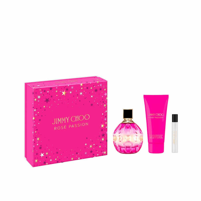 <tc>JIMMY CHOO</tc> Eau de parfum Rose Passion en vaporisateur 100 ml, coffret 3 pièces