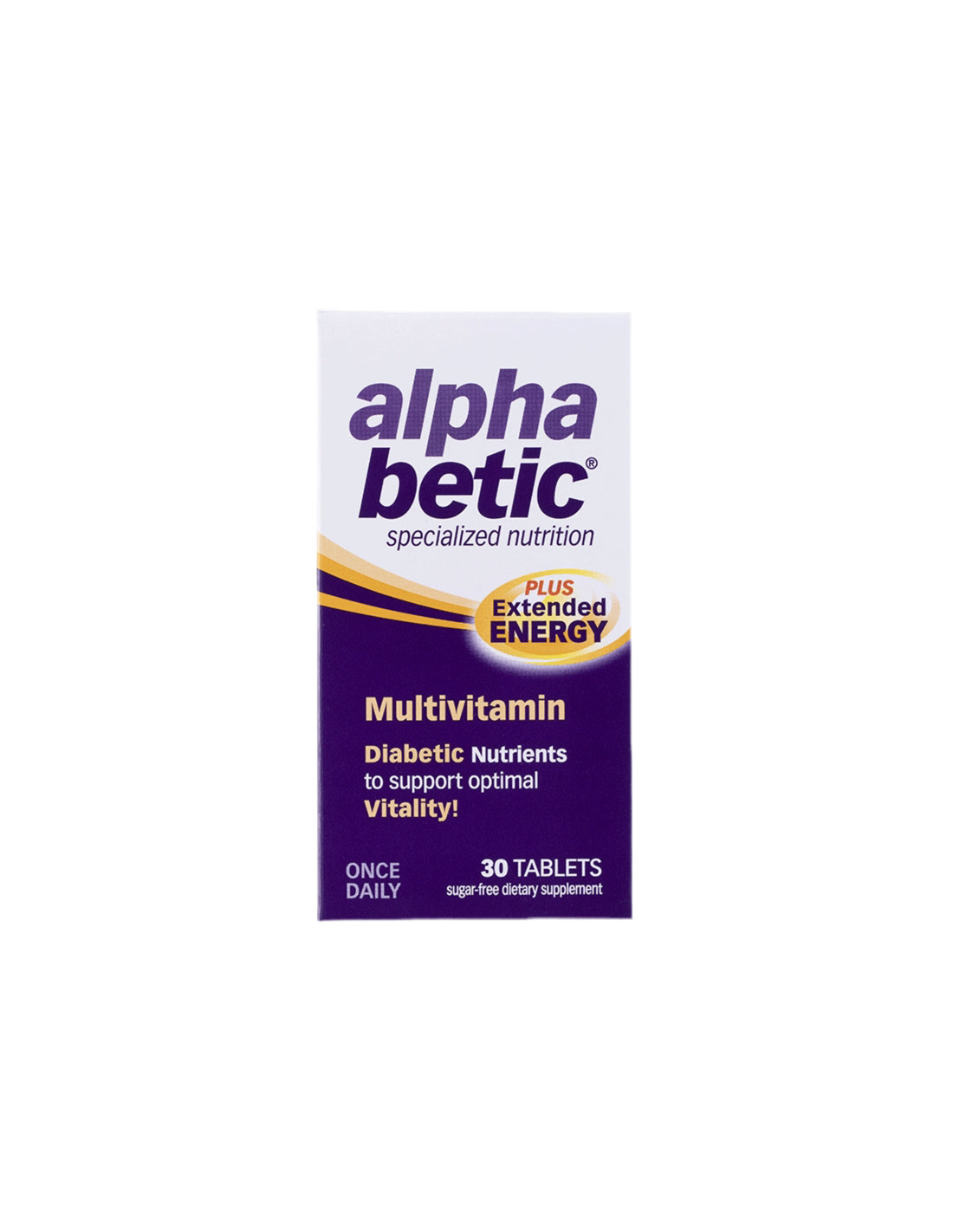 Multivitamines énergisantes pour les diabétiques - Alpha Betic®, 30 comprimés